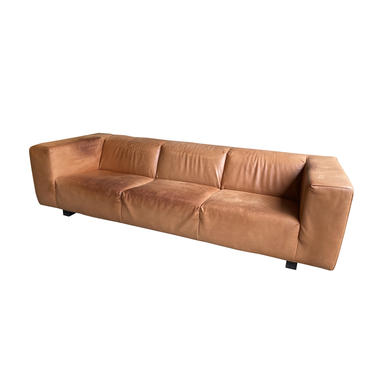 Leather Sofa by Gerard van den Berg, NL, 1980&#8217;s