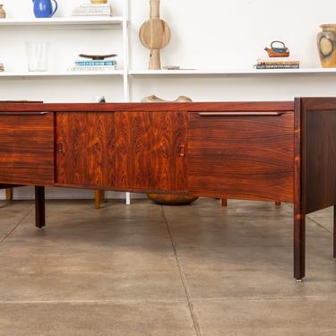 Rosewood Credenza with File Drawers