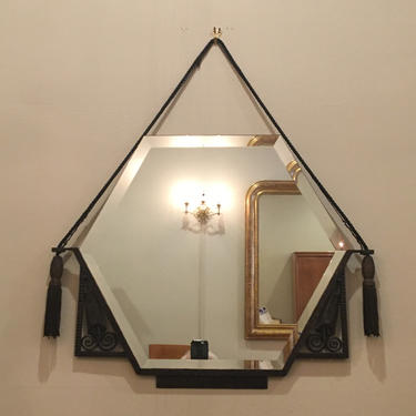 Fr. Art Deco  wall mirror ,  France  c.1925 