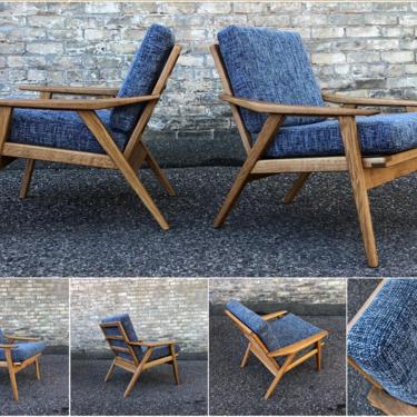Made In Minnesota: Wood Frame Easy Chairs 