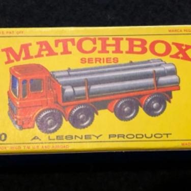 Matchbox 10 Pipe Truck Vintage Original F Box Un-Used Circa 1970 NM LesneyEngland