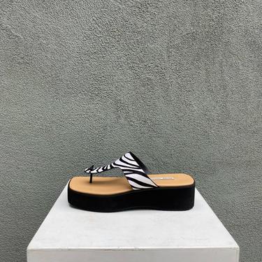 Zebra Sandals