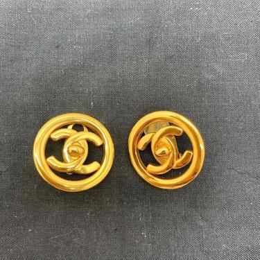Chanel Gold Earrings