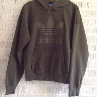 Adidas MH Army Green Polyester Hoodie