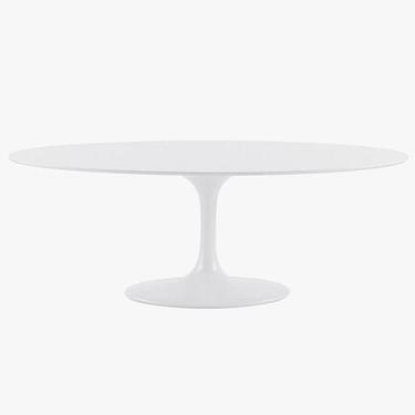 Aztec Oval Pedestal Dining Table by Pottery Barn