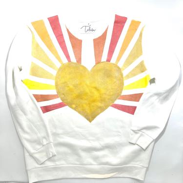 Sacred Heart Sweatshirt in White