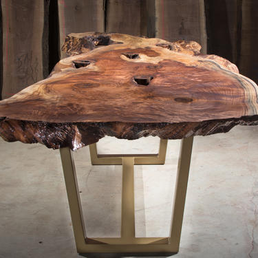 Dragon/Horse Redwood Table 