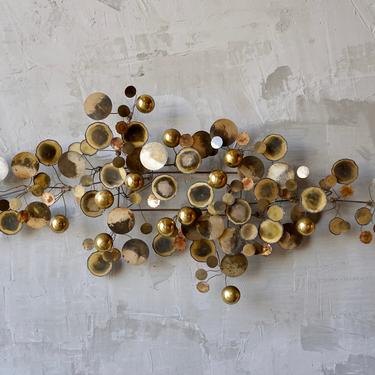 Curtis Jere 'Raindrops' Wall Sculpture 