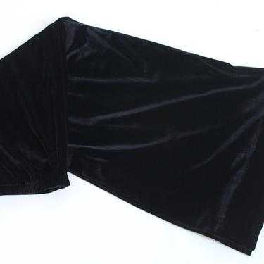 Black Velvet Wide Flare Pants XL 