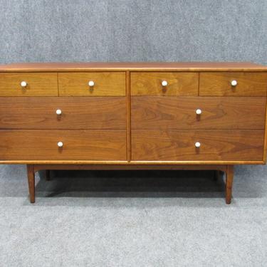 MId-Century Walnut Low and Long Chest of Drawers by Kipp Stuart for Drexel
