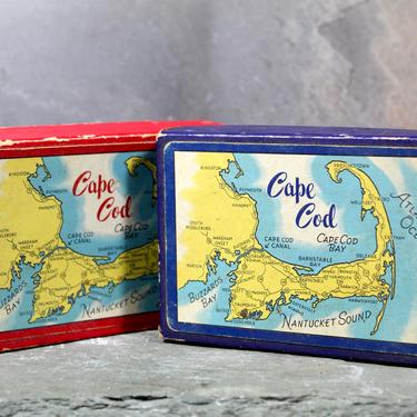 Cape Cod Playing Cards, 2 Complete Decks including Jokers, Circa 1960s - Vintage Playing Cards | FREE SHIPPING 