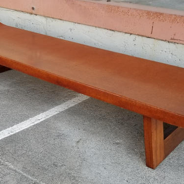 Paul Frankl Cork Top Coffee Table / Bench 