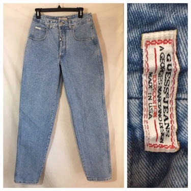 Vintage 1980's Lightwash Guess Denim Jeans 