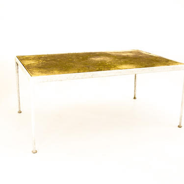 Richard Schultz for Knoll Mid Century Gold Top Dining Table - mcm 
