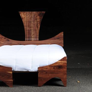 Walnut Bed by ImagoFurniture