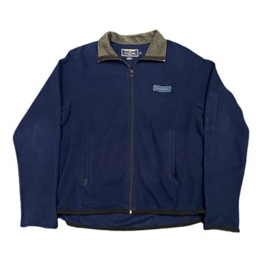 (M) Polo Sport RL Blue Fleece Zipup Sweater 111621 LM