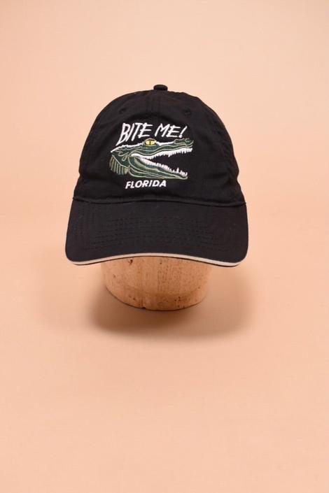 Black Bite Me Florida Hat By Triangle Headwear