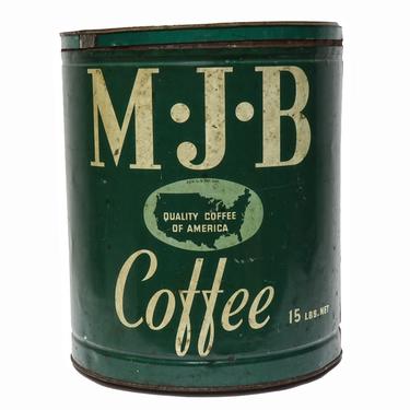 Large MJB Coffee Tin