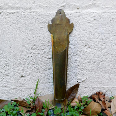 Vintage Brass Patina Wall Incense Holder