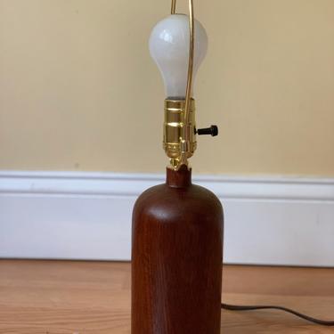 ONE SMALL Danish AFRORMOSIA Teak Table Lamp 