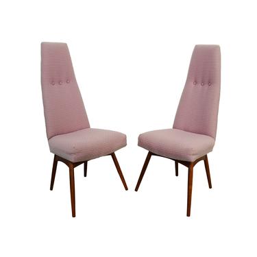 Adrian Pearsall High Back Dining Chairs Craft Associates 2051-C Chair Mid Century Modern 