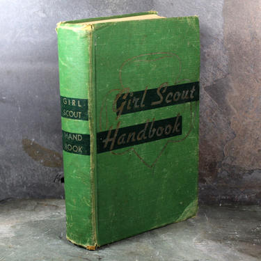 1947 Girl Scout Handbook - 6th Printing (January, 1950)- Catalog No. 20-101 - Vintage Girl Scout Handbook | FREE SHIPPING 
