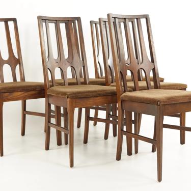 Broyhill Brasilia Mid Century Side Dining Chairs - Set of 6 - mcm 