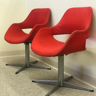 Free Shipping Within US- Pair of Arthur Umanoff Mid Century Chair 