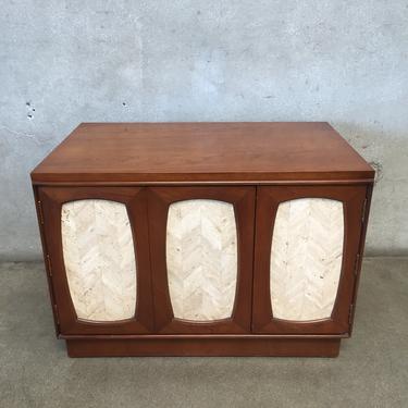 Mid Century Lane Side Table Cabinet