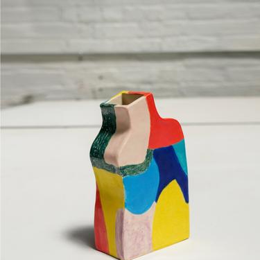 Rainbow Pebble Vase 