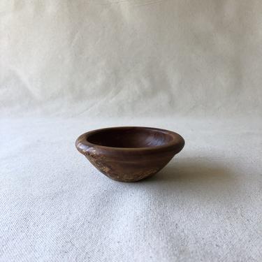 Hand Turned Wooden Salt Bowl