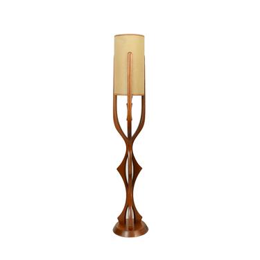 Modeline Bentwood Lamp Molded Plywood Mid Century Modern Lamp Eames Style 