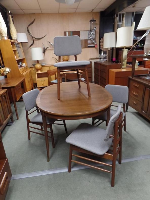 Set of four Mid-Century Modern dining chairs by Greta Grossman for Glenn of California