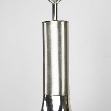 Chrome and Brushed Aluminum Table Lamp by Laurel