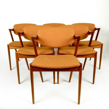 Set of 6 Kai Kristiansen Dining Chairs