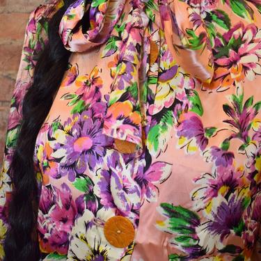 Early 1940's Floral Blouse