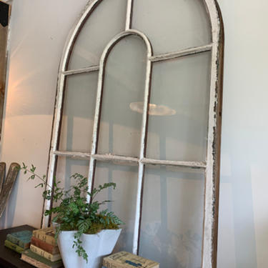 Arched windows, 3 available, 43" w x 64" t, $250 each.
