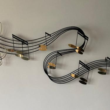 Large Music Note Wall Art by Curtis Jere 