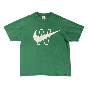 (XL) Vintage  1990s Green Bootleg Nike T-Shirt 121721 SO