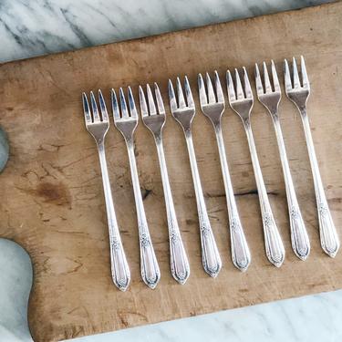Vintage Silver Plated Cocktail/Seafood/Oyster Forks 