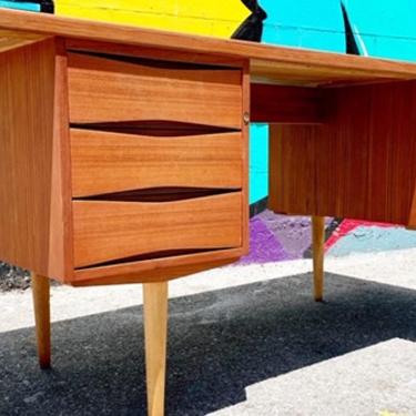Danish Modern Arne Vodder Style Desk