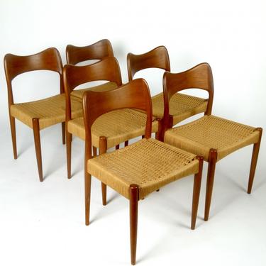 Set of 6 Chairs by Hovmand-Olsen
