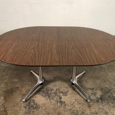 Mid-Century Modern Kitchen / Dining Table With One Extension ~ Seats 8 