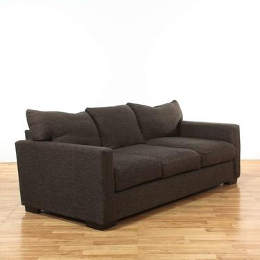 Oversized Contemporary Charcoal Grey 3 Seater Sofa