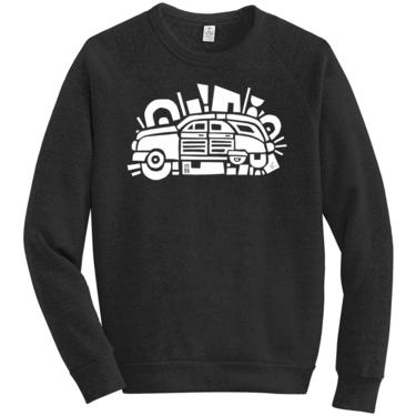 LCC 55: Woody's World Crewneck Sweatshirt BLK