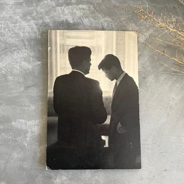 Studio One #345 JFK and RFK Black and White Hanging Print by Jacques Lowe | Brothers 1969 | John F. Kennedy | Robert (Bobby) F. Kennedy 