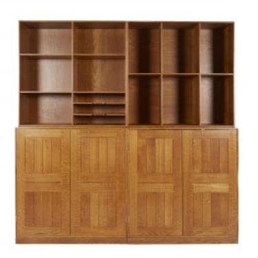 Modular Bookcase Cabinets by Mogens Koch
