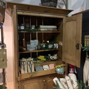 Antique English Pine Cabinet
