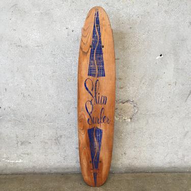 Vintage Slim Surfer Skateboard by Skee Skate