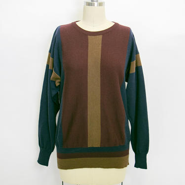1980s Christian DIOR Sweater Knit Wool Small 
